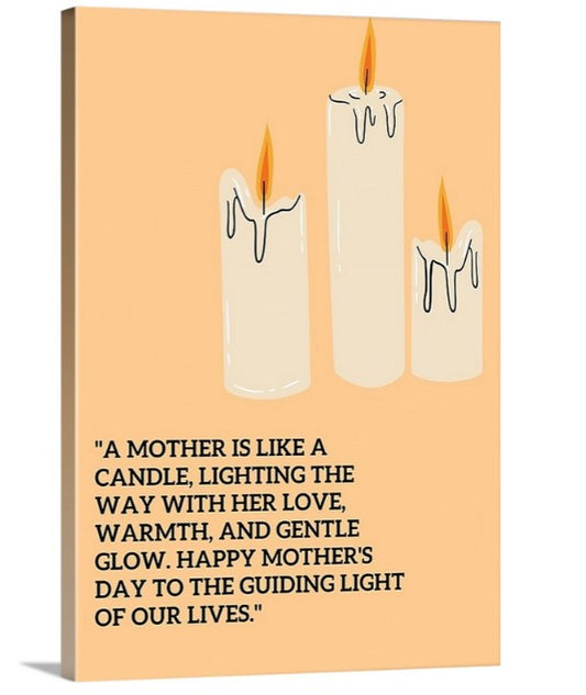 Mother's Day Canvas Wall Art " A Mothers warmth"