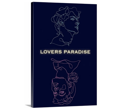 Aesthetic Couples Wall Art " Lovers Paradise"