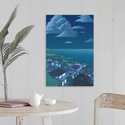 Ocean View - Anime Style Wall Art