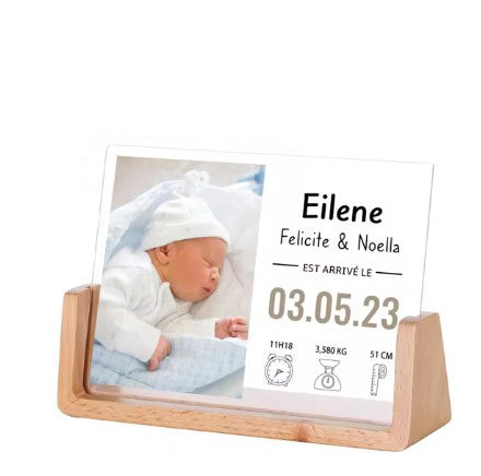 Personalized Baby Picture Frame - Gift for New Parents