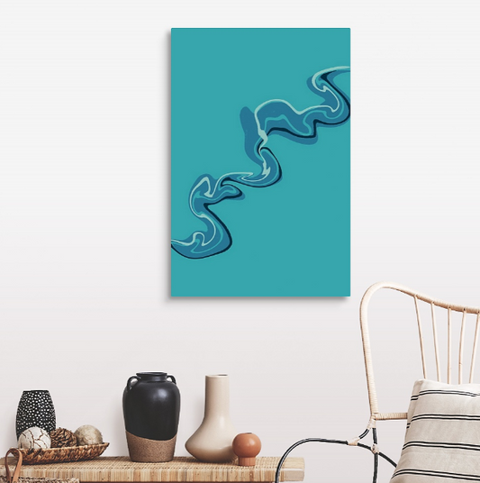 Flowing Smoke – Vibrant Canvas Prints for Home Decor