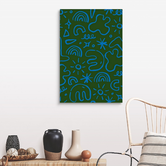 Chalked- – Vibrant Canvas Prints for Home Decor