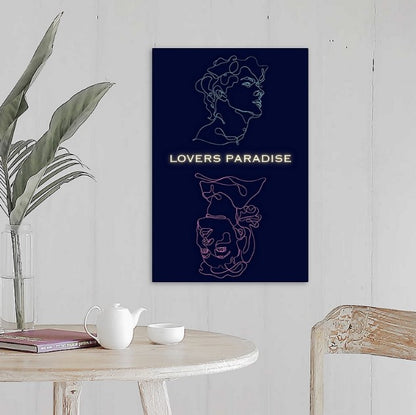 Aesthetic Couples Wall Art " Lovers Paradise"